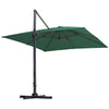 Patio Parasol Base Sets Offset Cantilever Umbrella Sun Shade Rainproof Canopy