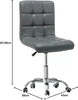 New Home Office Chair PU Leather Computer Desk Chair Adjustable Swivel Chair UK