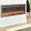40inch Meida Wall LED Electric Fire Insert Wall-mounted Log Fireplace with Vent