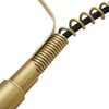 Brush Gold Monobloc Kitchen Sink Mixer Tap with Pull Out Hose Spray Single Lever