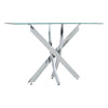 Slim Console Table Narrow Entryway Table Side Stand with X Shaped Chrome Legs UK