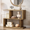 Tribesigns Narrow Console Table, 2 Tier Storage End Side Table, 80x30x65 cm