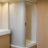 Tambour Shower Room Door 2000mm x 600mm Waterproof Campervan Motorhome Track Kit