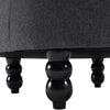 Upholstered Coffee Table Large Round Pouffe Stool Storage Ottoman Blanket Box