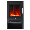 WiFi Freestanding Electric Fireplace Fire Flame Effect Heater Log Burner Stove