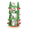 Bookshelf Storage Shelf With Children's Reading Room Open Storage Modern Green