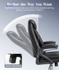 Executive Office Chair w/ Flip-up Armrest Adjustable Ergonomic Chair Heavy Duty