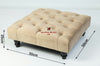 Square Coffee Table Chesterfield Upholstered Footstool Pouffe Foot Stool Seat