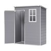 Heavy Duty Outdoor Garden Shed Pastic Bike Tool Storage House Flat Roof Lockable