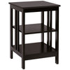 3-Tier Nightstand Wooden End Table Sofa Bed Side Table Storage Display Stand