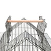 Open Top Large Metal Rolling Bird Cage for Budgie Parrot Canary Cockatiel 139cm