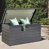 XLarge Outdoor Storage Box Garden Utility Chest Cushion Shed Waterproof Patio