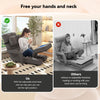 Floor Folding Chair 14 Positions Adjustable Floor Lazy Chair with Armrest Single