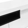 Modern 70 inch TV Stand Media Console Table Cabinet w/ Storage Drawer LED Light