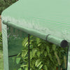 Walk-in Greenhouse with Mesh Windows and Roll-up Door, 200 x 140 x 200cm