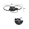 Modern LED Ceiling Light 3/5 Rings Chandelier Living Room Bedroom Pendant Lights