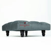 Square Coffee Table Chesterfield Upholstered Footstool Pouffe Foot Stool Seat