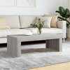 Wooden Coffee Table Grey Sonoma MODERN Living Room Funiture Tables 102x50x36 cm
