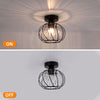 Modern Crystal Ceiling Light Fixture Mini Semi Flush Mount Chandelier Hallway UK