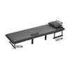 Folding Futon Chair Bed Single Sofa Bed Armchair 3-in-1 Recliner Lounger Sleeper