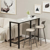 1.2m Modern Bar Table Kitchen Counter Breakfast Table Pub Cafe Dining High Table