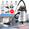 2000W Vacuum Cleaner Wet & Dry Bagless 25L Cylinder Powerful Compact Cleaning UK