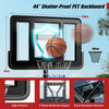 305cm Full Size Basketball Stand Hoop Net Backboard System Adjustable Standing