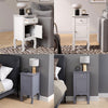 Small Cabinet Side End Table Slim Narrow Storage Unit Night Stand Bedside Drawer