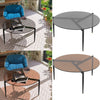 Mid Century Side Table Round Glass Coffee Table Leisure Accent Table Balcony Dec