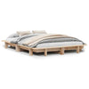 Bed Frame 120x200 Solid Wood Pine Z0T8