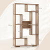 120cm Tall Bookshelf Modern Geometric Bookcase Book Storage Organizer Shelf