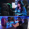 Gaming Leather Computer Chair Swivel Office Chair Recliner Leather Desk Chairs