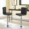 2x Bar Stools Adjustable Breakfast Kitchen Stools Velvet Swivel Gas Pqvjfzlfcign