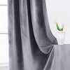 Thick Heavy Velvet Curtains Eyelet Ring Top Fully Lined PAIR of Ready Made Panel