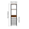 MultiTier Wood 20 Bottles Wine Display Shelves Storage Holder Free Standing Rack