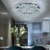 20-100cm Flush Mount Modern Square Ceiling Chandelier Crystal Light Lamp Pendant