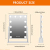 Hollywood Makeup Mirror Vanity Mirror with 12 Lights LED 3 Color Light