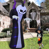 10ft Halloween Inflatable Outdoor Decorations Pumpkin Ghost LED Lights Yard Deco