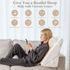 3PCS Bed Wedge Pillow Set Sleeping Adjustable Incline Pillow w/Air Memory Foam
