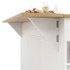 Kitchen Island on Wheels, Rolling Kitchen Storage Trolley with Worktop & Drawers
