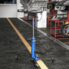 Hydraulic Transmission Jack 1100lbs 0.5 Ton 360° Swivel Wheels For Car Lift Blue
