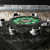 Foldable Poker Table for 8 Players Blackjack Texas Hold’em Table-Green