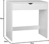 White Wooden Dressing Table Makeup Vanity Computer Desk Room Furniture 1 Drawer