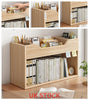 Desktop Shelf Organizer Office Desk Bookshelf Storage Rack Pen Holder Container