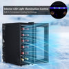 Wine Cooler Fridge Refrigerator Bar Drinks 33 L 12 Bottles LCD Touch 55 W Tjzoef