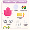 Kids Wooden Pretend Play Kitchen Toy Corner Kitchen Playset-Pink