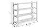 Karee 4 Shelf Shoe Storage Rack - Pine