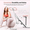 MERACH Squat Machine Adjustable Resistance Glutes Workout Foldable Easy Setup