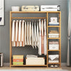 Wooden Clothes Rail Garment Rack Hanging T-Shirt Coat Stand Storage Shelves Home