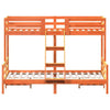 Bunk Bed, 90 x 200/140 x 200 , Waxy Brown, Pine R8D8